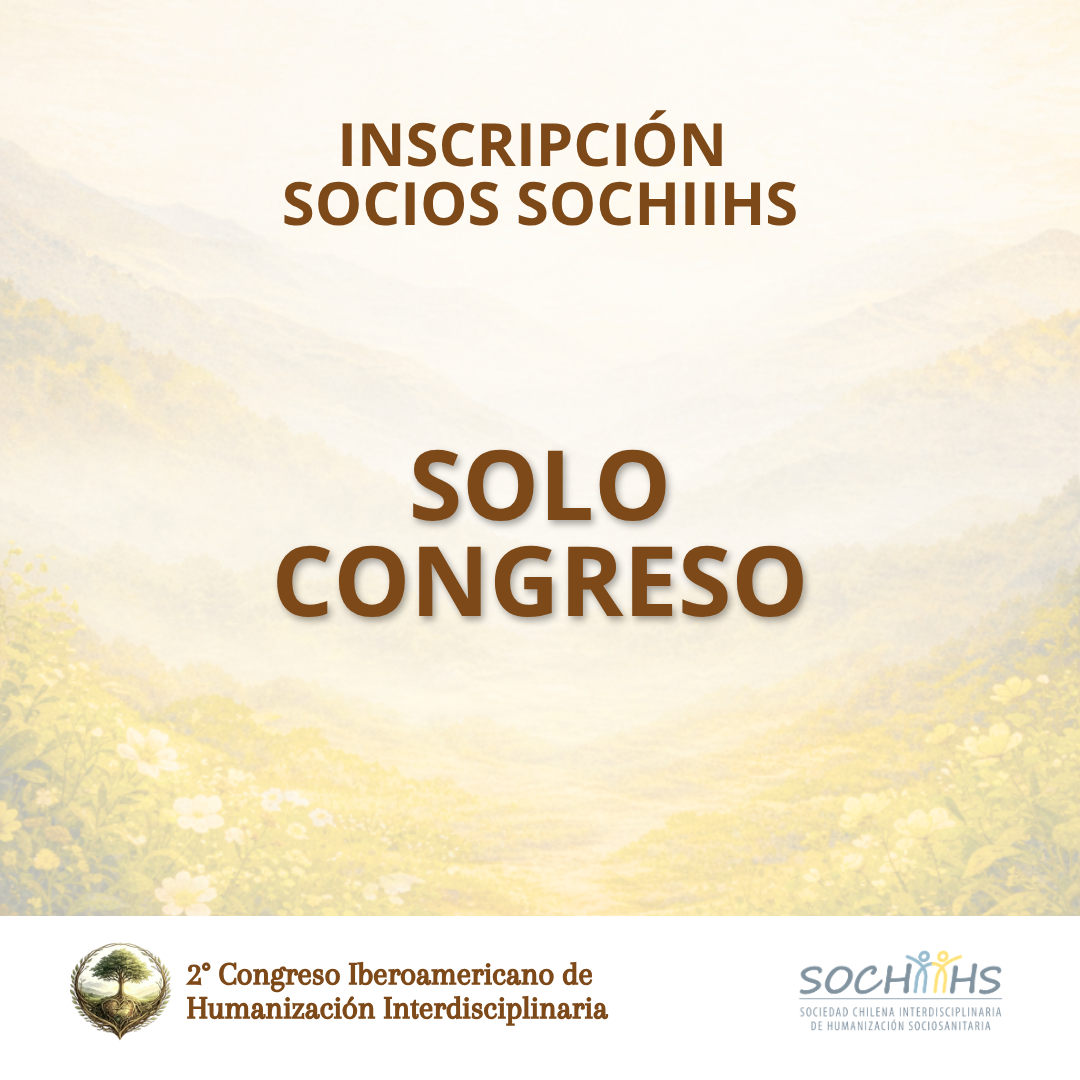 Inscripción Socios SOCHIIHS – Solo Congreso